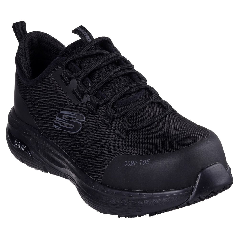 Skechers SK108075EC Arch Fit SR Ebinal Safety Trainer - Black - 03