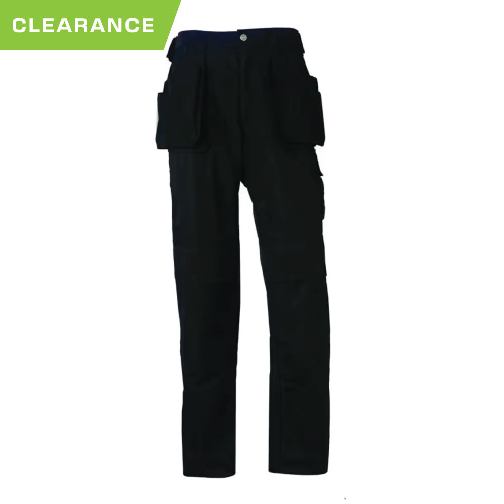 HH 76438 Manchester Construction Trousers - Black - 33R