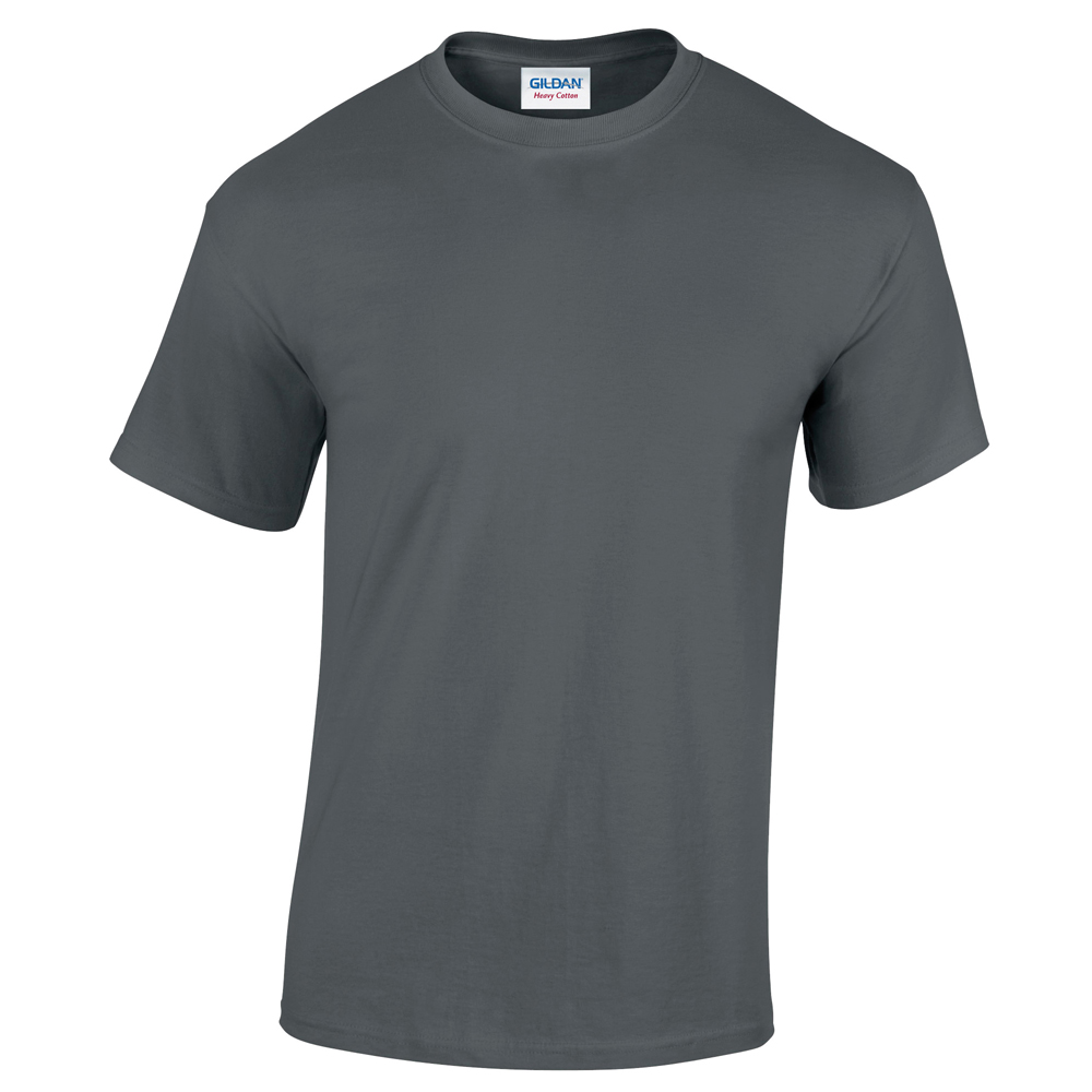 Gildan GD005 Heavy Cotton T-Shirt - Charcoal - Medium