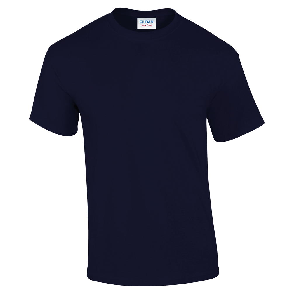 Gildan GD005 Heavy Cotton T-Shirt - Navy - Medium