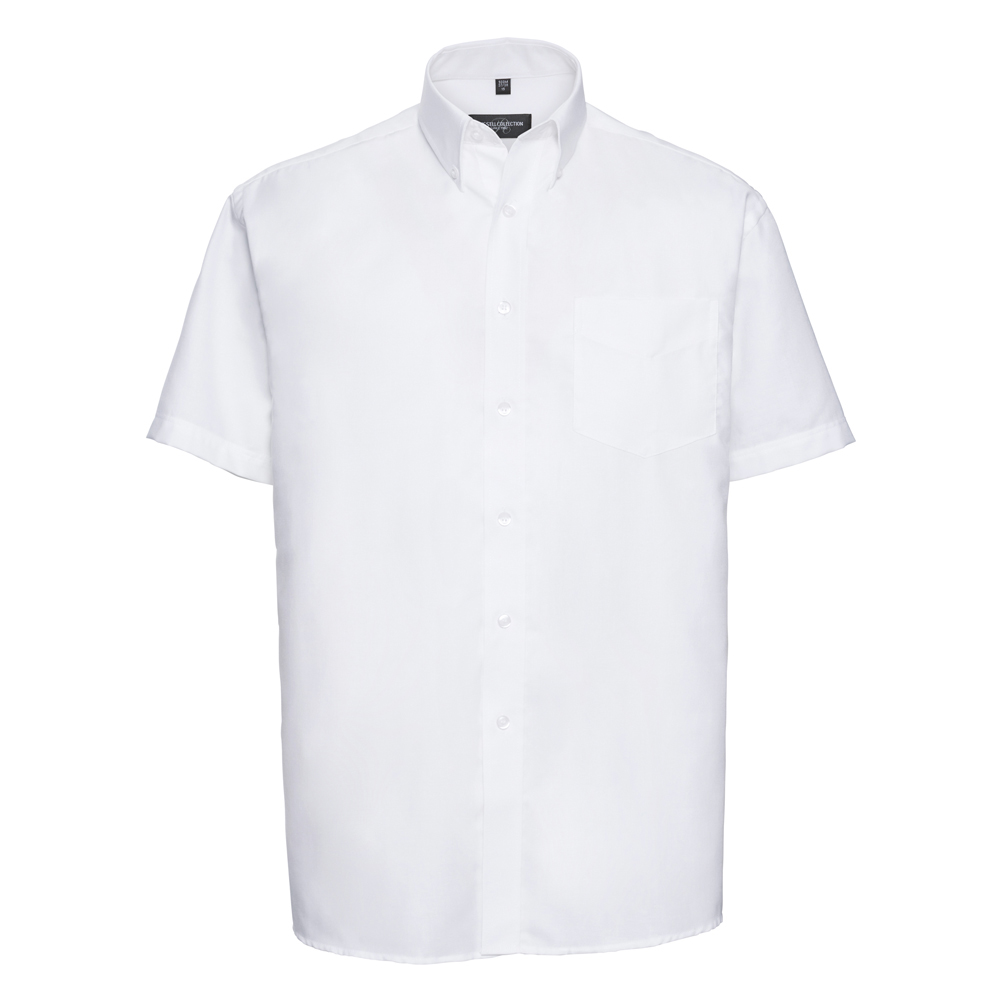 Russell J933M S/S Classic Oxford Shirt - White - 18