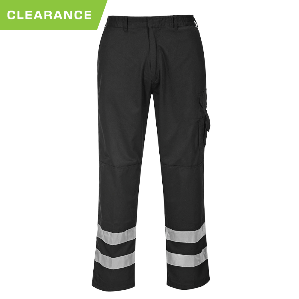 Portwest S917 Iona Safety Combat Trousers - Black - Medium