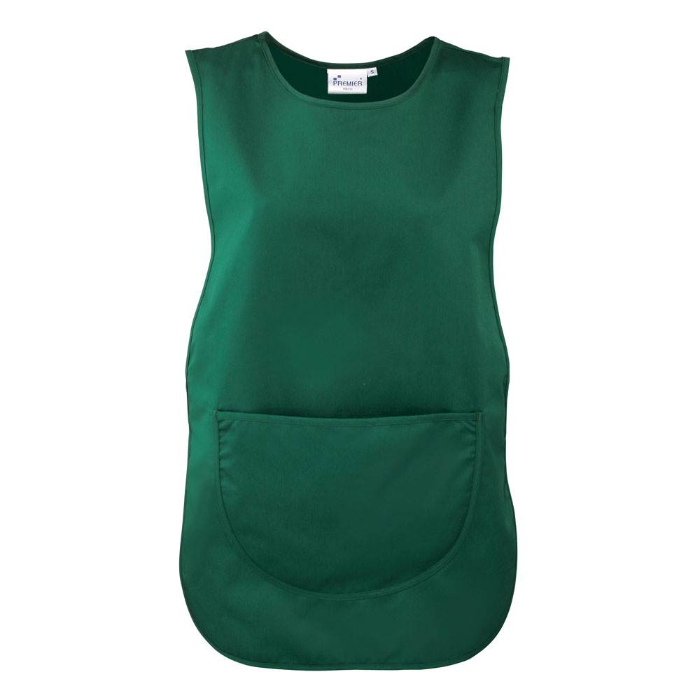 Premier PR171 Women's Pocket Tabard - Bottle Green - Large
