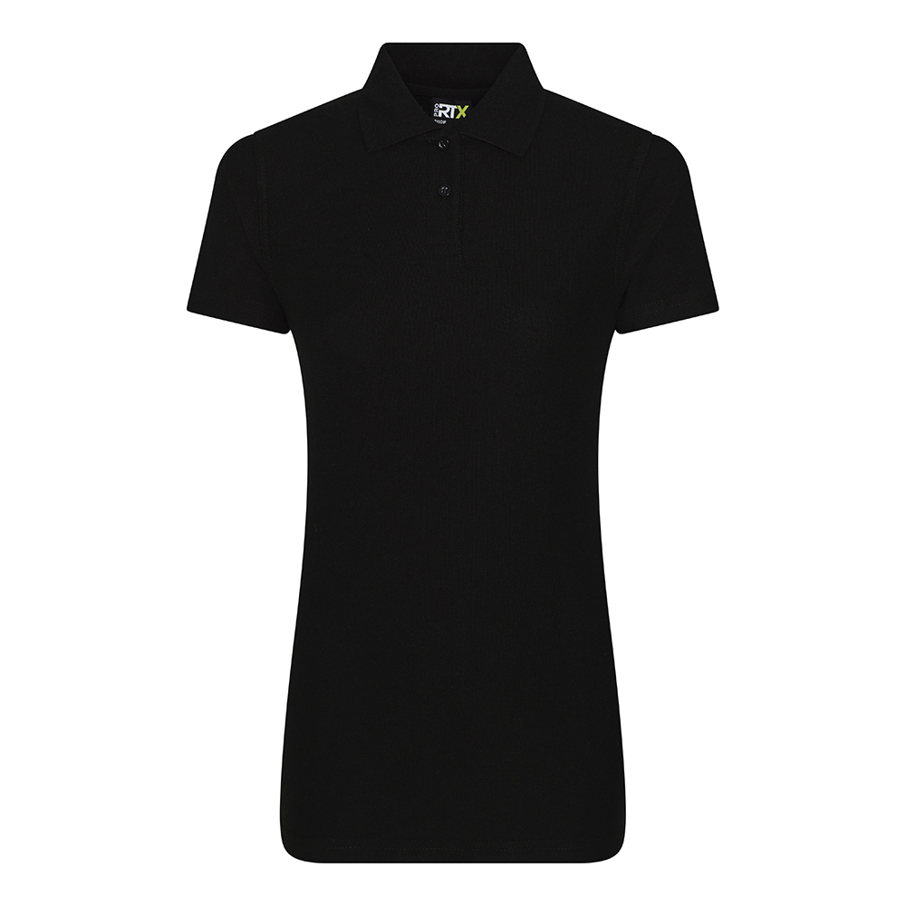 Pro RTX RX01F Womens Pro Polo  - Black - 8