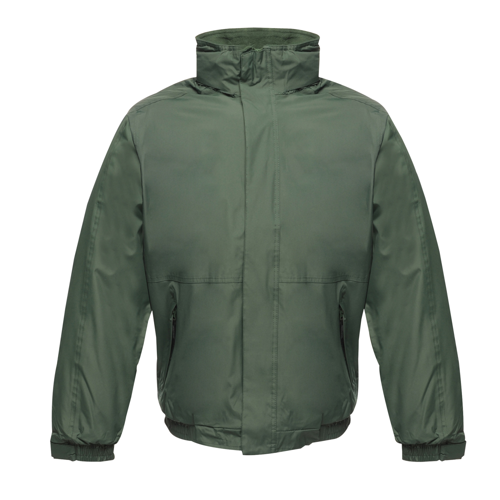 Regatta TRW297 Dover Fleece Lined Bomber Jacket - Bottle Green - Medium