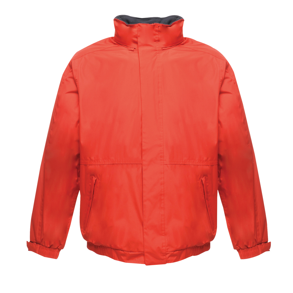 Regatta TRW297 Dover Fleece Lined Bomber Jacket - Classic Red/Navy - Small