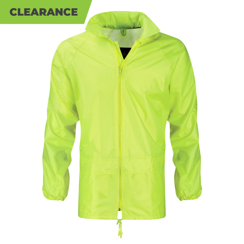 Black Knight Pacific Rain Jacket - Hi Viz Yellow - Small