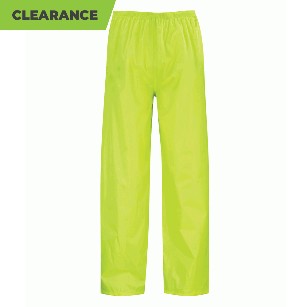 Black Knight Atlantic Rain Trousers - Hi Viz Yellow - Small