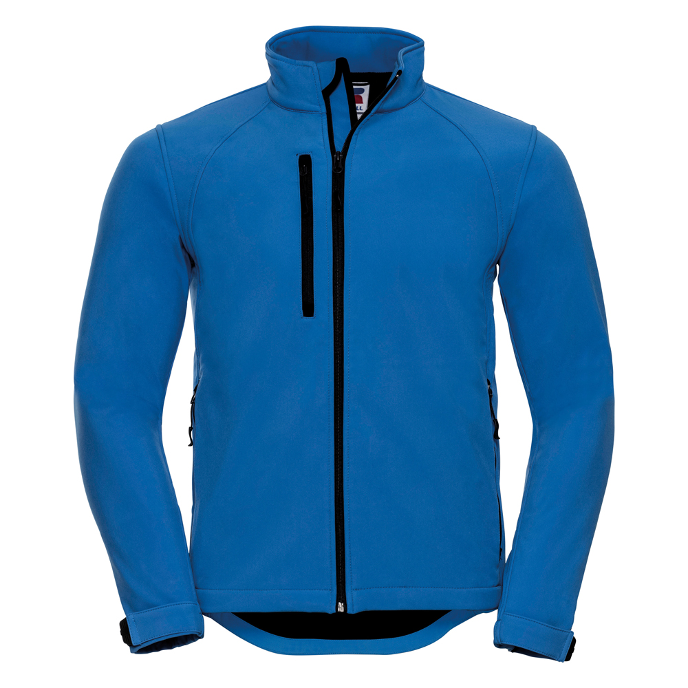 Russell J140M Softshell Jacket - Azure Blue - 2XL