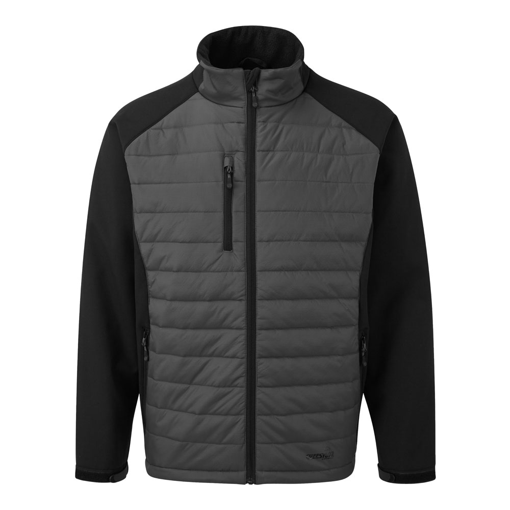 TuffStuff® 256 Snape Hybrid Jacket - Grey/Black - Large