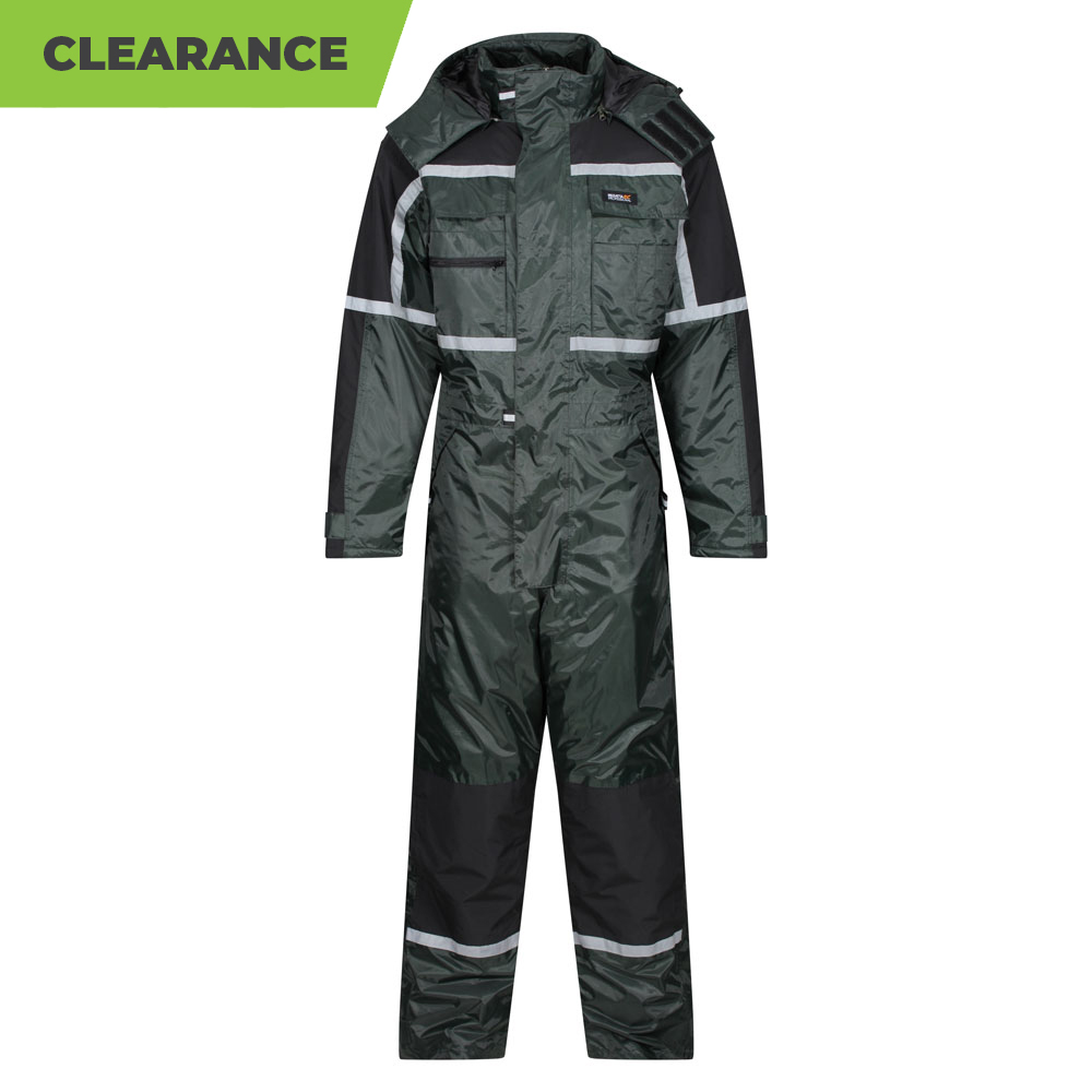 Regatta TRA225 Pro Waterproof Insulated Coverall - Olive - Medium