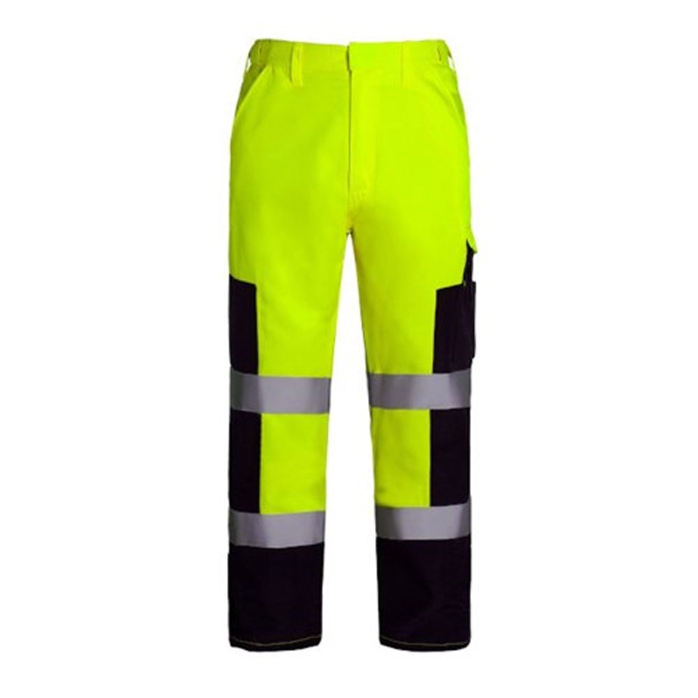 Aqua TR371 Cargo Ballistic Nylon Hi Visibility Trousers - Hi Viz Yellow - 28S
