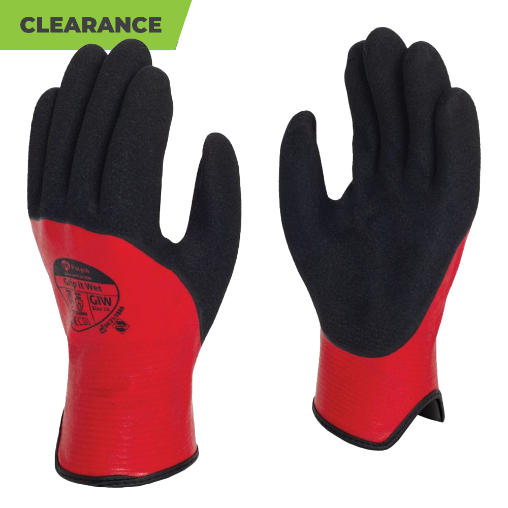 PH Polyco Grip It Wet Dual Latex Coated Glove - 7