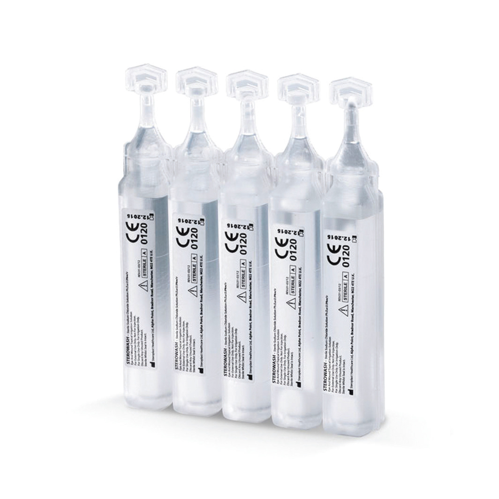 Click Medical CM0705 Eyewash pods 20ml Solution