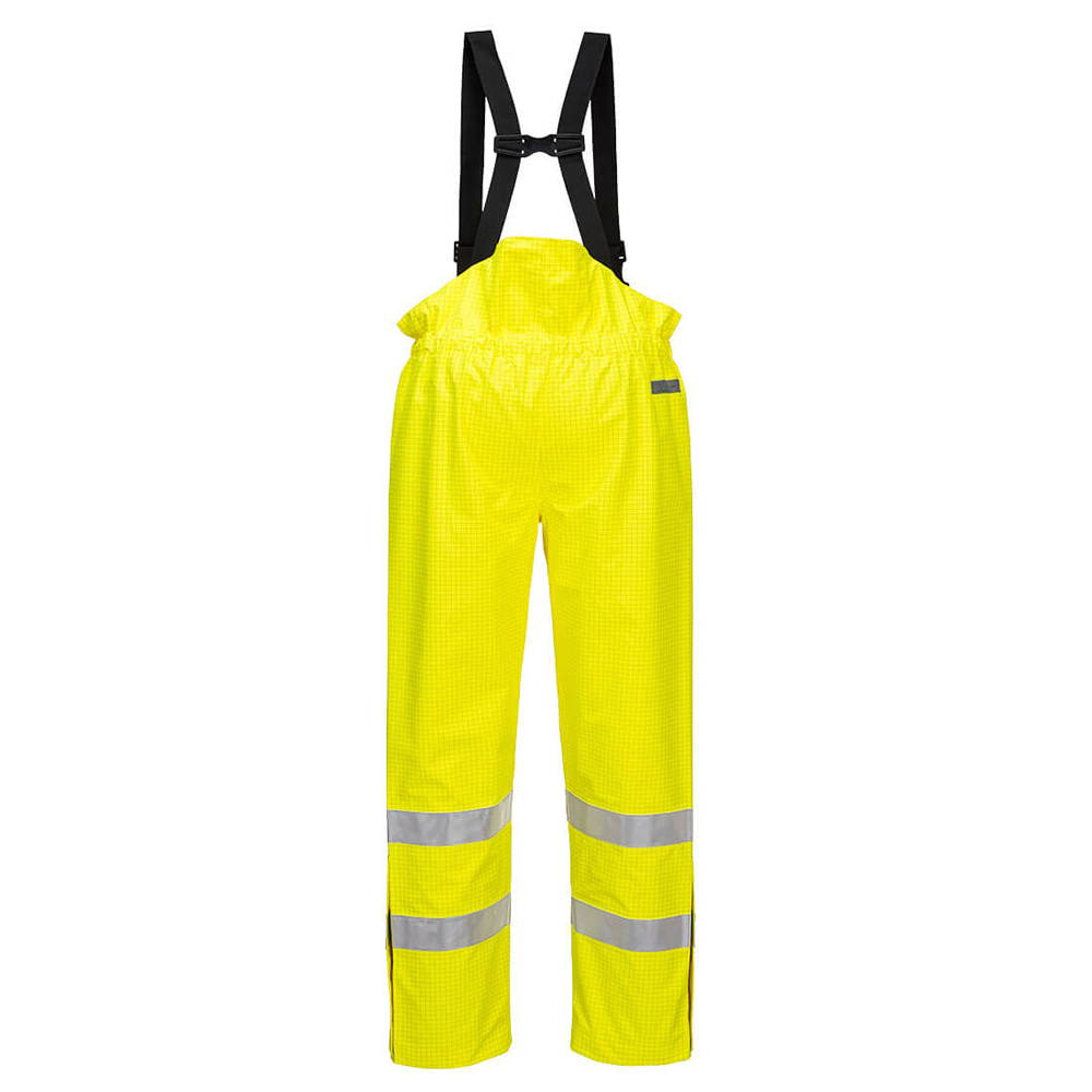 Portwest S780 - Bizflame Rain Hi-Vis FR Shell Trousers - Hi Viz Yellow - Small
