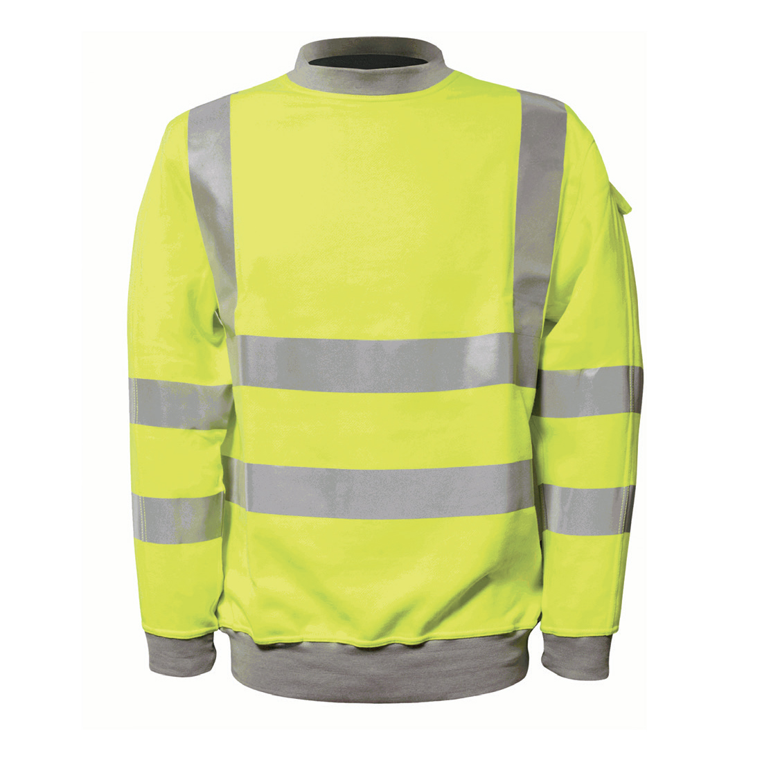 Hydra- Flame Basov FR ARC Sweatshirt - Hi Viz Yellow - Small