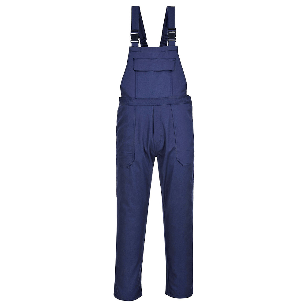 Portwest BIZ4 Bizweld Work FR Bib and Brace - Navy - Small