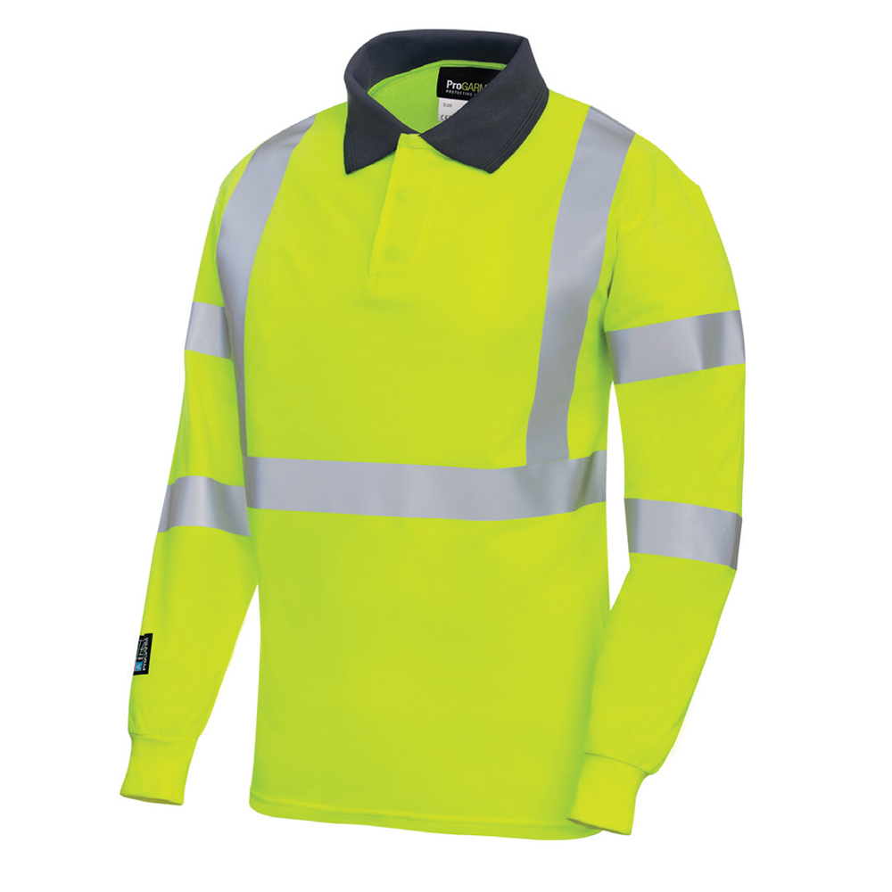 Progarm 5286 ARC FR AS Polo Shirt - Hi Viz Yellow - Small
