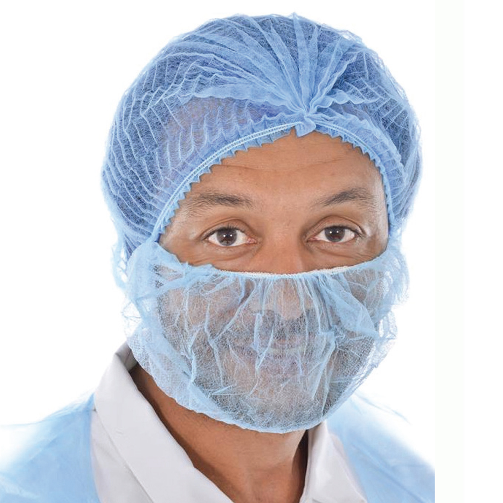 Samco Essentials Beard Masks Blue (Pack 100)